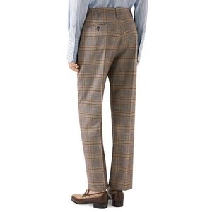 $1,280 Gucci 70’s-Check Striaght-Leg Trousers